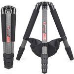 GEEHOPE B560C Carbon Fiber Tripod 40mm Tube 63in Height Professional Birdwatching Heavy Duty Tripod 30kg/66lb Max Load Bowl Tripod for Birdwatching Camera Shooting