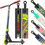 Pro Stunt Trick Scooter for Kids Ages 5-12 – Lightweight Durable Freestyle Kick Scooter for Skatepark and Street – Easy Assembly – Madd Gear MG2