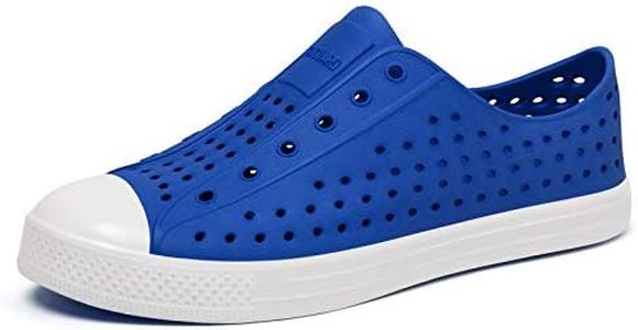 SAGUARO Mens Garden Shoes for Women Breathable Slip-On Gardening Clogs Quick Dry Non-Slip Water Shoe Outdoor Beach Sandals Aero XVII Sea Blue 7 Women/5 Men