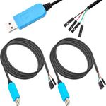 DKARDU 2 pcs PL2303 PL2303GL USB to TTL Serial Cable Support Win 11 Instead of PL2303TA Debug Control Download Cable Serial Converter Download Flash Cable 5V