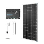 Renogy 100W Solar Panel Kit with 30A Solar Charge Controller, 12V Solar Kit for Campervan, Motorhomes, Sheds, Boats, Trailer, Marine, Off Grid Homes