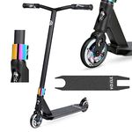 VOKUL BIZT K1 Pro Scooter - Stunt Scooters for Kids 7 Years and Up, Beginner to Intermediate Tricks Freestyle Scooters with 110MM Wheels (Neo Chrome)