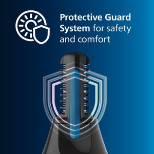 Philips 5000 Nose, Ear & Eyebrow Trimmer – Battery Operated, Black