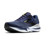 Brooks Men’s Adrenaline GTS 24 Supportive Running Shoe, Peacoat/Black/Sharp Green, 10 UK