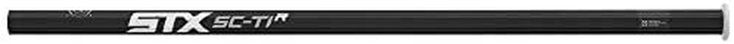 STX Lacrosse Sc-Ti X Alloy Handle, Defense, Black