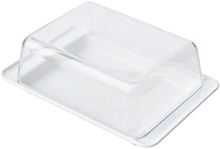 Kimmel Mantequera con Tapa, Blanco/Transparente, Klein