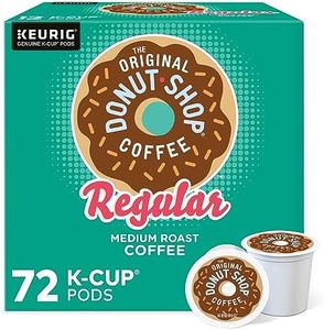 The Original Donut Shop Regular Keurig Single-Serve K-Cup Pods, Medium Roast Coffee, 12 Count (Pack of 6), Total 72 Count