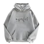 LUIPUI Graphic Printed Hoodie Long Sleeves Hooded Neck for Men & Women's | Unisex Hoodie Winter Wear (in, Alpha, S, Regular, Grey)