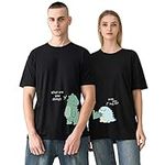 Lovely Dinosaur Matching Couple T-S