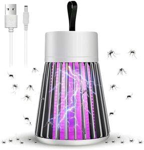 JHALAKRITI Electronic LED Mosquito Killer Lamp – USB Powered Trap Machine with Safe UV Light | Silent Bug Zapper for Indoor Use | Non-Toxic Insect Trap Night Lamp for Bedroom, Office, Kitchen, Home