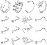 VFUN Stainless Steel Nose Rings Cub