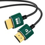 Thsucords Slim HDMI Cable 33FT/10M, Ultra Soft & Thin HDMI to HDMI Cord Extreme Flexible & Skinny HDMI Wire Supports High Speed 4K@60Hz 18gbps 2160p 1080p