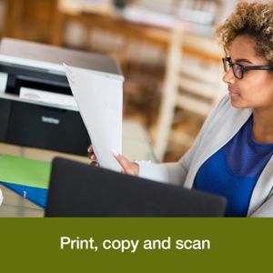 Brother DCP-1612W Mono Laser All-in-One Printer – Wireless, Compact A4