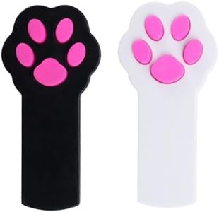 Puntatore LED Gatti Giocattoli per Gatti Forma di Zampa, 2 Pezzi LED Pointer per Gatto Cane Chaser, Giocattoli per Gatti Puntatore a LED, Interactive Esercizio Animale Domestico Luce di Comando