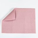 Home Beyond & HB design - Microfiber Dish Drying Mat for Kitchen - Absorbent Waffle Kitchen Counter Mat - 15x20-Inch, Pink