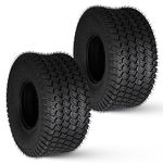 Lawn Mower Tires 18X8.50-8 18X8.50X8 Pneumatic 4Ply Tubeless Turf Tire for Riding Lawnmower Garden Tractor 188508 (2 Pack)