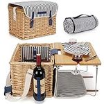 Wicker Picnic Basket for 2 Persons 