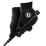 FootJoy WinterSof Men's Golf Gloves Pair,Black,M/L