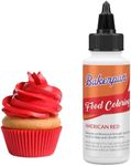 Bakerpan American Red Gel Food Coloring for Baking, Red Food Coloring for Royal Icing, 2 Ounce Food Dye Coloring for Baking and Frosting (Made in USA)