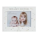 Bambino Me and Sister Photo Frame With Raised Teddy Icon Resin Mould