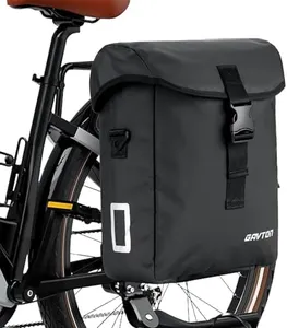 GAVTON Bike Panniers Waterproof Electric Bike Rear Rack Bag 13L Capacity For Ebike Rear Seat Bicycle Panniers for Cycling Traveling Commuting