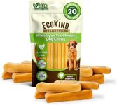 EcoKind Premium Gold Yak Cheese Himalayan Dog Chews, Dog Treats Large Breed, All Natural, High Protein, for Aggressive Chewers, Large - 20+ Chews (5 lb)