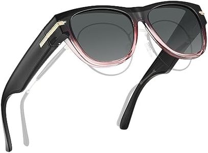 CARFIA Damen Überzieh Sonnenbrille, Polarisierte Sonnenbrille zum Aufstecken Fit Over Brille 100% UVA UVB Schutz