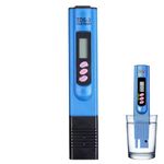 Digital TDS Meter, Water Quality PPM Test Meter, Portable Water Quality Meter LCD Pen, High Accuracy Digital Tester for Hydroponics/Aquarium/Swimming Pool/Spas/Household Drinking Water (Blue)