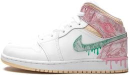 Nike Jordan Youth Air 1 Mid SE GS DD1666 100 Ice Cream - Size 7Y