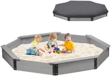 85''x78''x9'' Wooden Octagon Sandbo