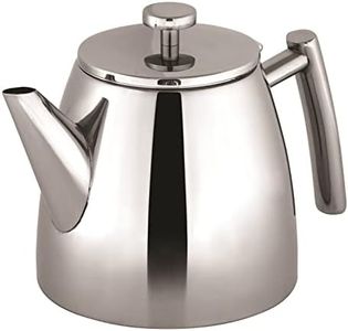 Avanti Modena Double Wall Tea Pot, Silver, 15137