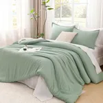 Litanika Queen Comforter Set Sage G