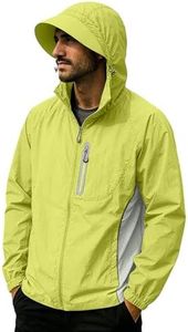 Fishing Hoodies for Men - Sun Protection Jacket Men Lightweight Full Zip Up Hoodie Jacket Breathable Sports Jackets Outwear with Multi Pockets - Outdoor Hiking,Fishing,Camping,Travel,Golf Beach