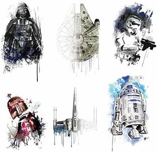 Stickers Repositionnables Star Wars Icons Aquarelle