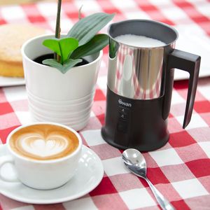 Swan Automatic Milk Frother – Black Electric Foam Maker