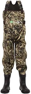 OAKI Oakiwear Toddler & Childrens' Neoprene Waterproof Fishing Waders Camo, 12/13 Big Kid