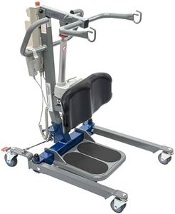 Compact Sit to Stand Lift - 500 lb Weight Capacity Stand Assist Lift - Medical Lift for Bed, Chair, or Commode Use