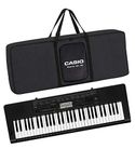 Casio CTK-3500 61-Key Touch Sensitive Portable Keyboard with Carry Case (Black)