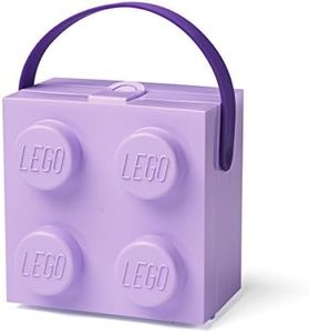 LEGO 1 x Lunch Box with Handle, Lavender, One Size