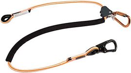 Pelican Rope Positioning Lanyard with Aluminum Snap Hook (1/2 inch x 10 feet) – Polyester Rope, Adjustable Lanyard, for Fall Protection, Arborist, Tree Climbers