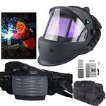 PAPR Welder Mask Powered Air Purifying Respirator Digital Automatic 5 Sensors True Color Panoramic Welding Helmet