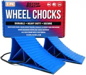 Trailer Wheel Chocks with Rope or Wheel Dock for Boat Trailer Travel Camper and RV Accessories Wheel Chocks for Travel Trailers and all Trailer Tires Wheeldock Tire Chock Blocks