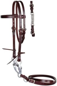 Tack Shack of Ocala- Reinsman Circle Y Pony Bridle Set, Pony Headstall Set, Leather Bridle Set, Western Bridle Set, Western Headstall Set, Leather Headstall Set (Latigo)