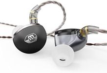BASN MTPro in Ear Monitors, 14.5mm Planar HiFi IEM Headphones with CNC Process and 4-Core Litz OCC Single-Crystal Copper Cable for Musicians(Rich Black)
