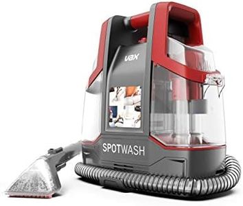 Vax SpotWash Spot Cleaner | Lifts Spills and Stains from Carpets, Stairs, Upholstery | Portable and Compact – CDCW-CSXS, 1.6L, Red