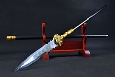 Tactical Spear,Hand Forged,High Carbon Steel Blade,Battle Ready Lance Weapon