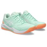ASICS Women's Gel-Dedicate 8 Padel Sneaker, Mint Tint/White, 6.5 UK
