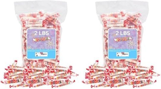 Smarties Candy Bulk Rolls Original Flavor - Gluten & Vegan Free - Classic Sweetness From Family Owned Company Since 1949, Peanut Free & Dairy Free - Perfect Halloween Candy - 2 Pound Bag (Pack of 2)