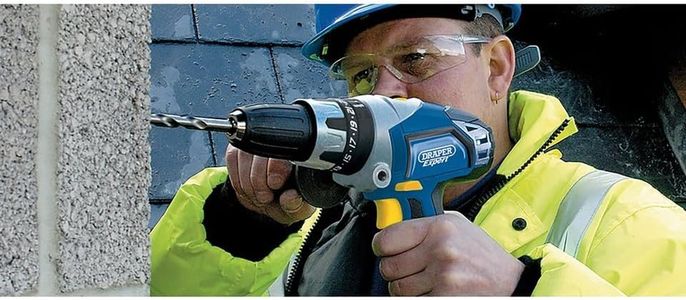 Draper 15-Piece Masonry Drill Bit Set – Tungsten Carbide Tips, Heavy Duty Case