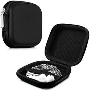 kwmobile 31471.01 Funda auricular / audífono accesorio - Accesorio para auriculares (Funda, Universal, De plástico, Negro, AKG: K323XS I; Apple: EarPods, MB770G/B; Bang & Olufsen: EarSet 3i; beats: x MCM, powerbeats²..., 74,4 mm)